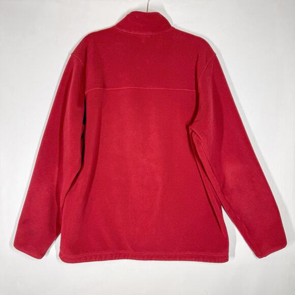 VTG LL Bean Mens Mountain Classic Fleece Jacket LT Large Tall Red Retro Gorp - Picture 2 of 10
